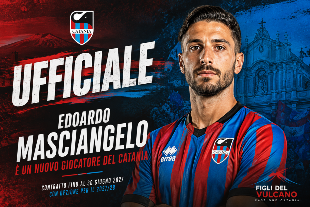 Edoardo Masciangelo nuovo giocatore del Catania