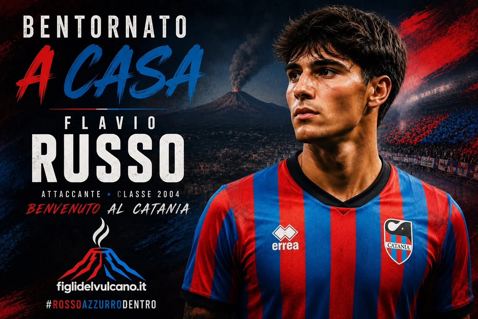 Flavio Russo Catania ritorno in rossazzurro